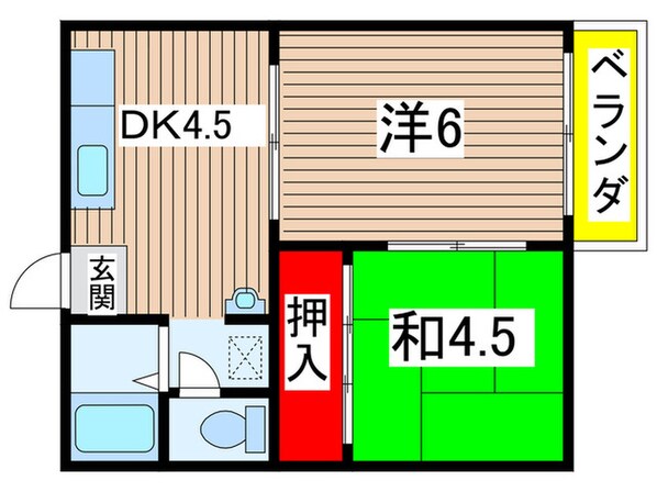 スイ－トム北川の物件間取画像